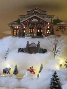 Christmas Village Train Station